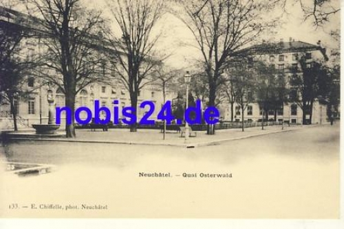 Neuchatel Quai Osterwald *ca.1900