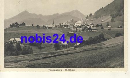 Toggenburg Wildhaus Schweiz o 1910