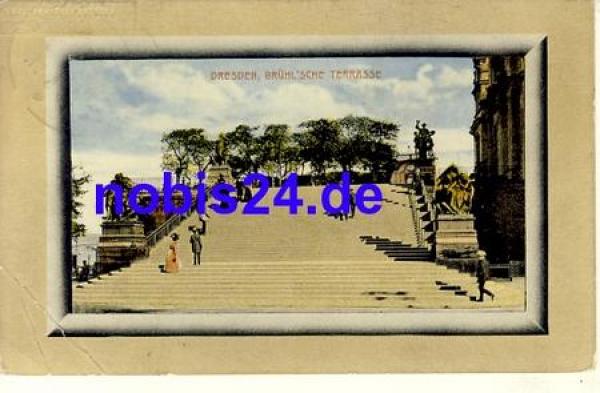 Dresden Brühlsche Terrasse o 1911