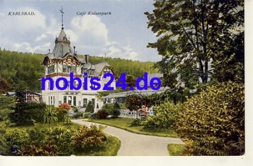 Karlsbad Cafe Kaiserpark *ca.1930