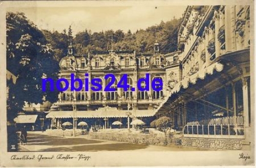 Karlsbad Hotel Pupp o 1942