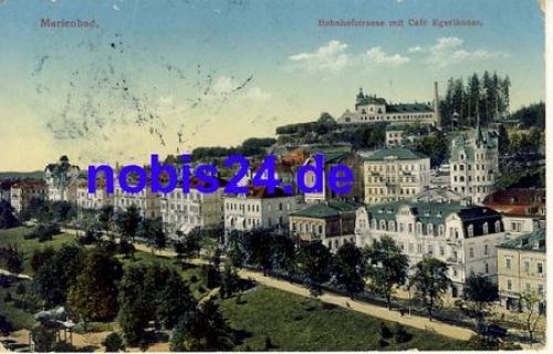 Marienbad Bahnhofstrasse o 1921
