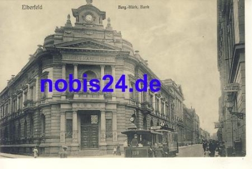 Elberfeld  Wuppertal Berg. Mark. Bank  ca.1915