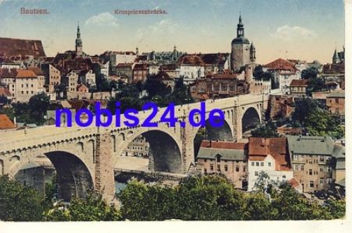02625 Bautzen Kronprinzenbrücke o 1919