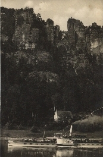 Elbe steamship "Karlsbad" view of the bastion, o 19.9.1929