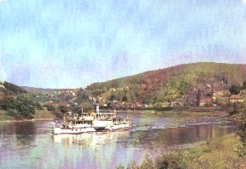 Elbe steamer "World Peace" White Fleet o 1985