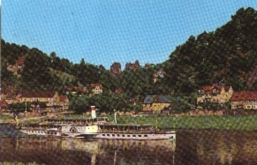 01824 Kurort Rathen Elbe steamer "Dresden" o July 29, 1978
