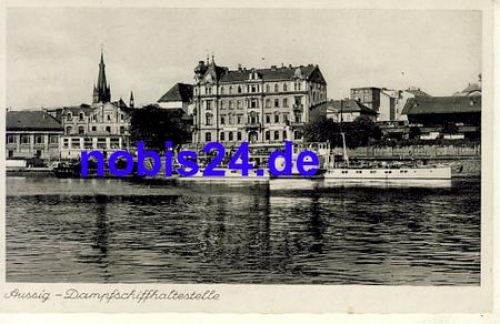 Aussig  Elbe steamship "Bodenbach" *ca.1940