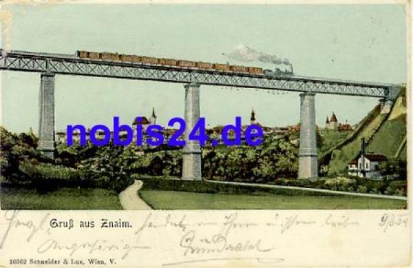 Znojmo railway bridge o 1904