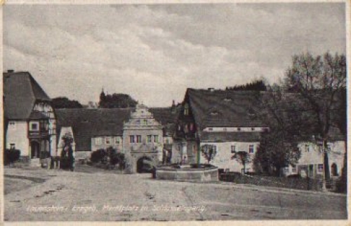 01778 Lauenstein Marktplatz mit Schlosseingang o 21.5.1923