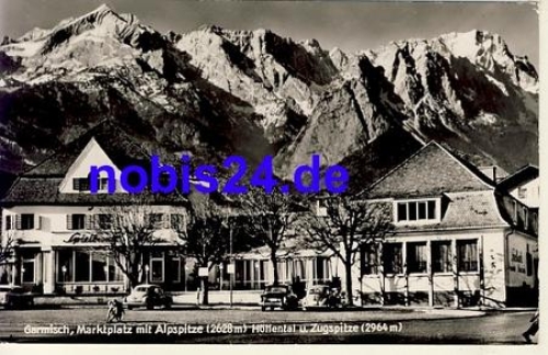 82467 Garmisch Marktplatz o 1963