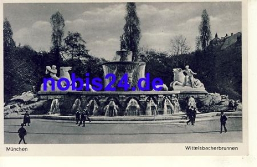 Munich Wittelsbach Fountain *ca.1930
