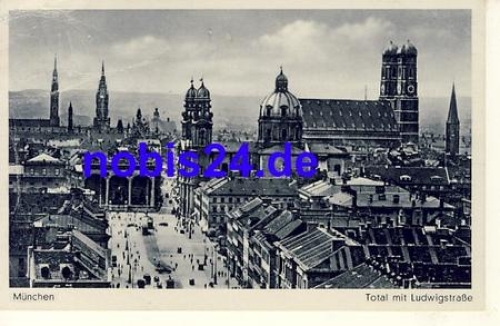 Munich Ludwigstrasse o 1949
