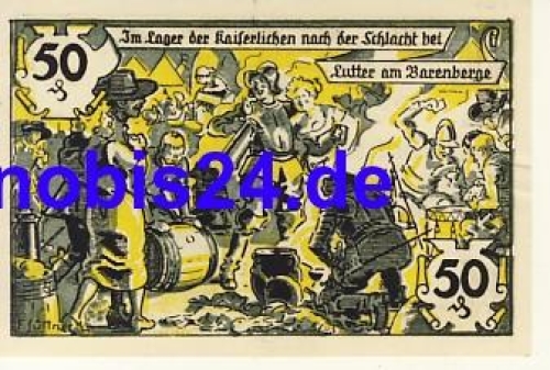38729 Lutter emergency money 50 pfennigs around 1920