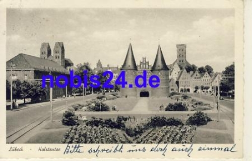 Luebeck Holstentor o 1957