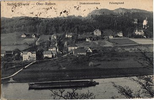 01824 Ober-Rathen mit Felsengrund, o 13.7.1923