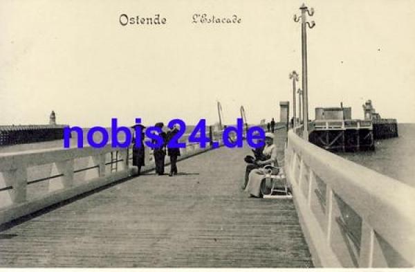 Ostende L Estacade *ca.1920