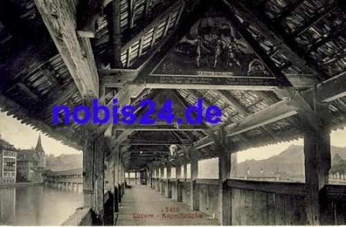 Lucerne Chapel Bridge *ca.1920