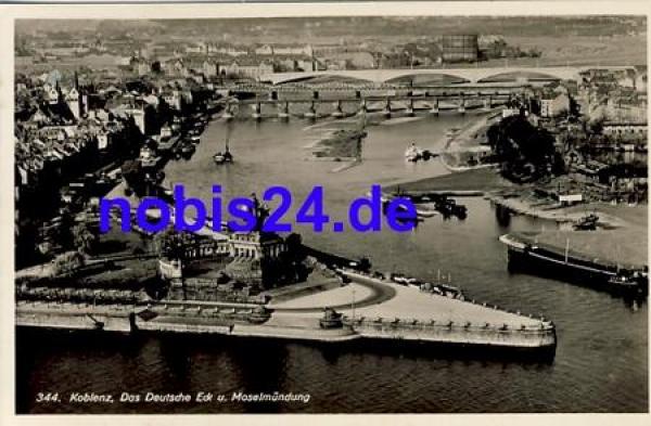 Koblenz  Deutsches Eck o 1937