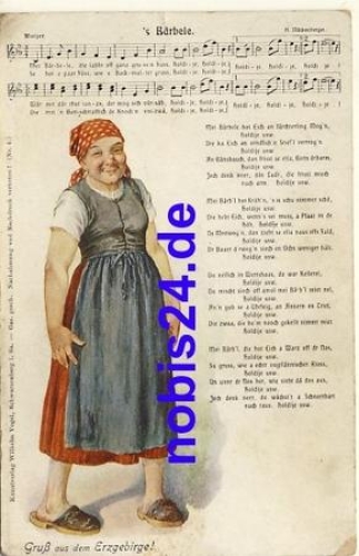 Barbele song card Verlag Vogel *ca.1920