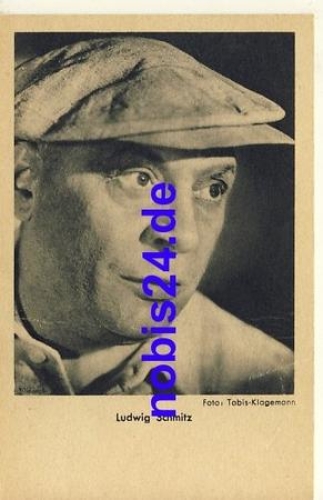 Schmitz Ludwig Schauspieler *ca.1920 Film und Theater Berlin