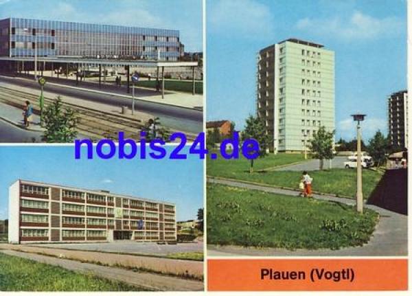08523 Plauen Vogtland Bahnhof Schule *ca.1979