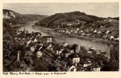 01829 Wehlen mit Poetzscha *ca. 1940
