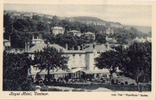 Isle of Wight Ventnot Royal Hotel * ca. 1920