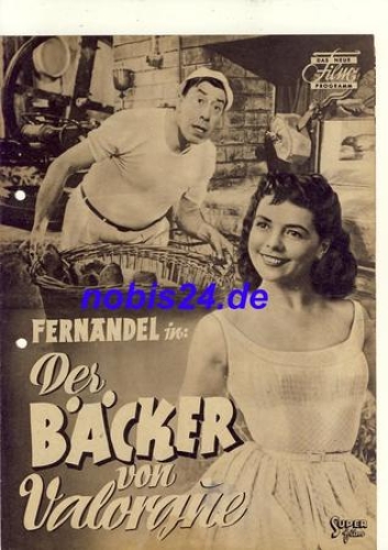 The Baker of Valorgue (Le Boulanger de Valorque) with Fernandel Madeleine Silvain The New Film Programme