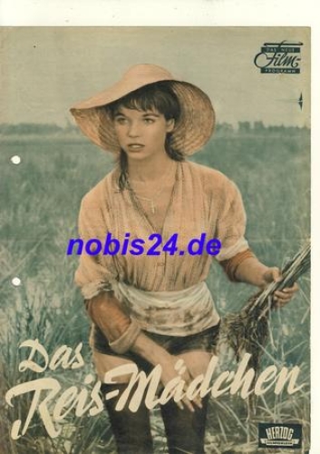 Das Reis-Mädchen mit Elsa Martinelli, Falco Lulli Das Neue Filmprogramm