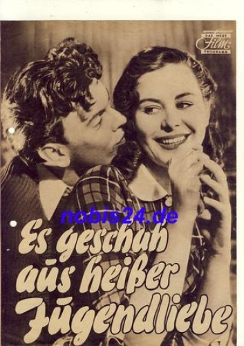 It happened out of hot youthful love - Swedish film 1952 with May-Britt Nilsson Folke Sundquist The New Film Program