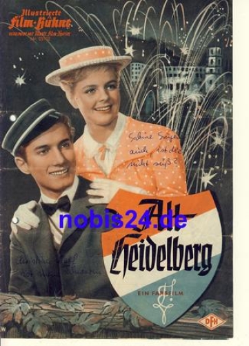 Alt Heidelberg mit Sabine Sinjen, Christian Wolff, Gerd Frobe Illustrierte Film-Buhne Nr. 05102