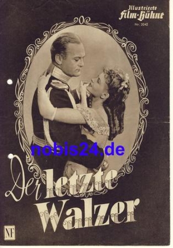 The Last Waltz with Eva Bartok, Curd Jürgens Illustrated Movie Stage #2042