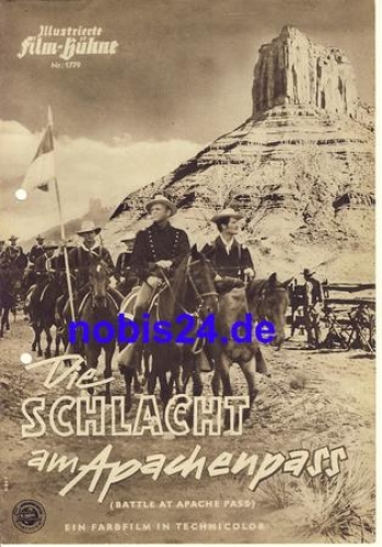 Battle at Apache Pass mit John Lund, Jeff Chandler Illustrierte Film-Bühne Nr. 1779