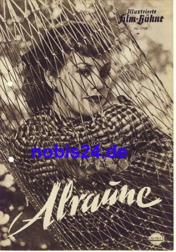 Alraune mit Hildegard Knef Erich von Stroheim Karlheinz Bohm  Illustrierte Film-Buhne Nr. 1708