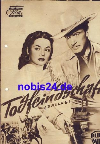 Mortal Enmity (Dallas) - USA film with Raymond Massey Barbara Payton Gary Cooper ​​​​​​​The new film program