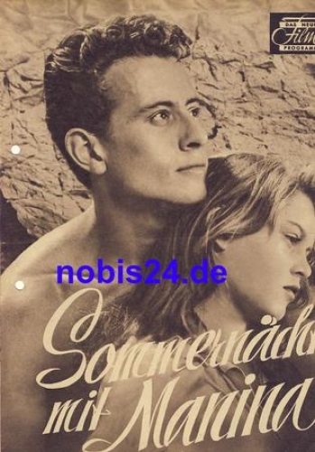 Sommernächte mit Manina, mit Brigitte Bardot, Jean F. Calve Das neue Filmprogramm