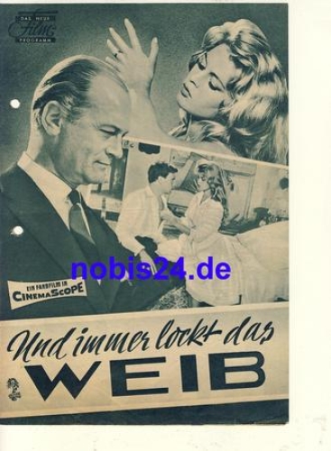 And the woman (et Dieu...Crea La Femme) always lures Brigitte Bardot, Curd Jürgens