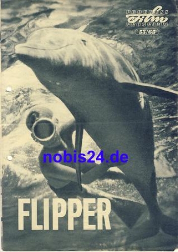 Flipper with Chuck Connors, Luke Halpin, Connie Scott Progress Program 53/65