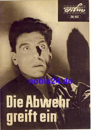 Die Abwehr greift ein Progress Programm 26/62 bulgarischer Film