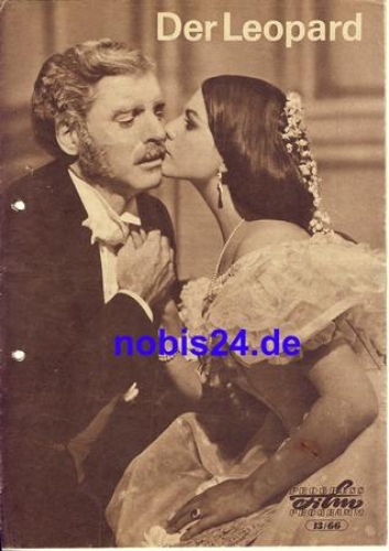 The Leopard (Il Gattopardo) Italian film starring Burt Lancaster Claudia Cardinale Alain Delon ​​​​​​​13/66 Progress Program
