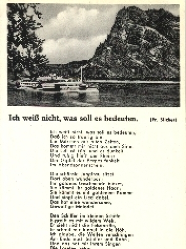 56346 Lykershausen Rheindampfer "Loreley"* ca. 1960