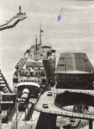 18546 Sassnitz ferry "Sassnitz" gebr. 1980