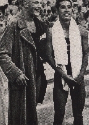 Olympic Games 1936 200m breaststroke, Erwin Sietas and Hamuro