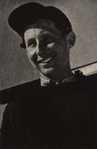 Olympic Games 1936 Franz Pfnür, winner of the downhill slalom combination for men, collective picture, no AK