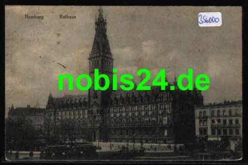 Hamburg City Hall Tram o 28.8.1918