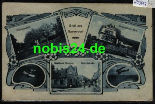 67435 Speyerdorf  Flugzeuge gebr. 1923