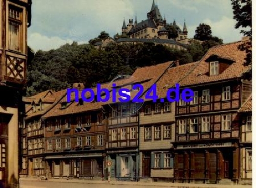 Record postcard GDR Wernigerode Colorvox around 1960
