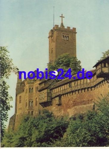 Record postcard DDR Wartburg final choir Tannhäuser Colorvox 4 / 135-624