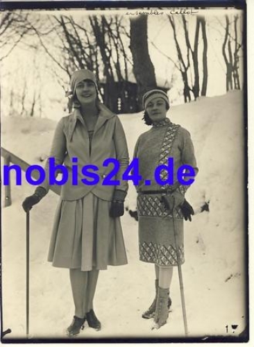 Damen Mode Großfoto ca.A5 um 1930